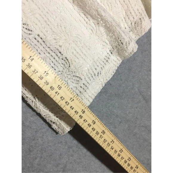 Womens Judith March x DeDe Raad Romper Size Small White Oopsie Daisy Babydoll - Picture 3 of 3